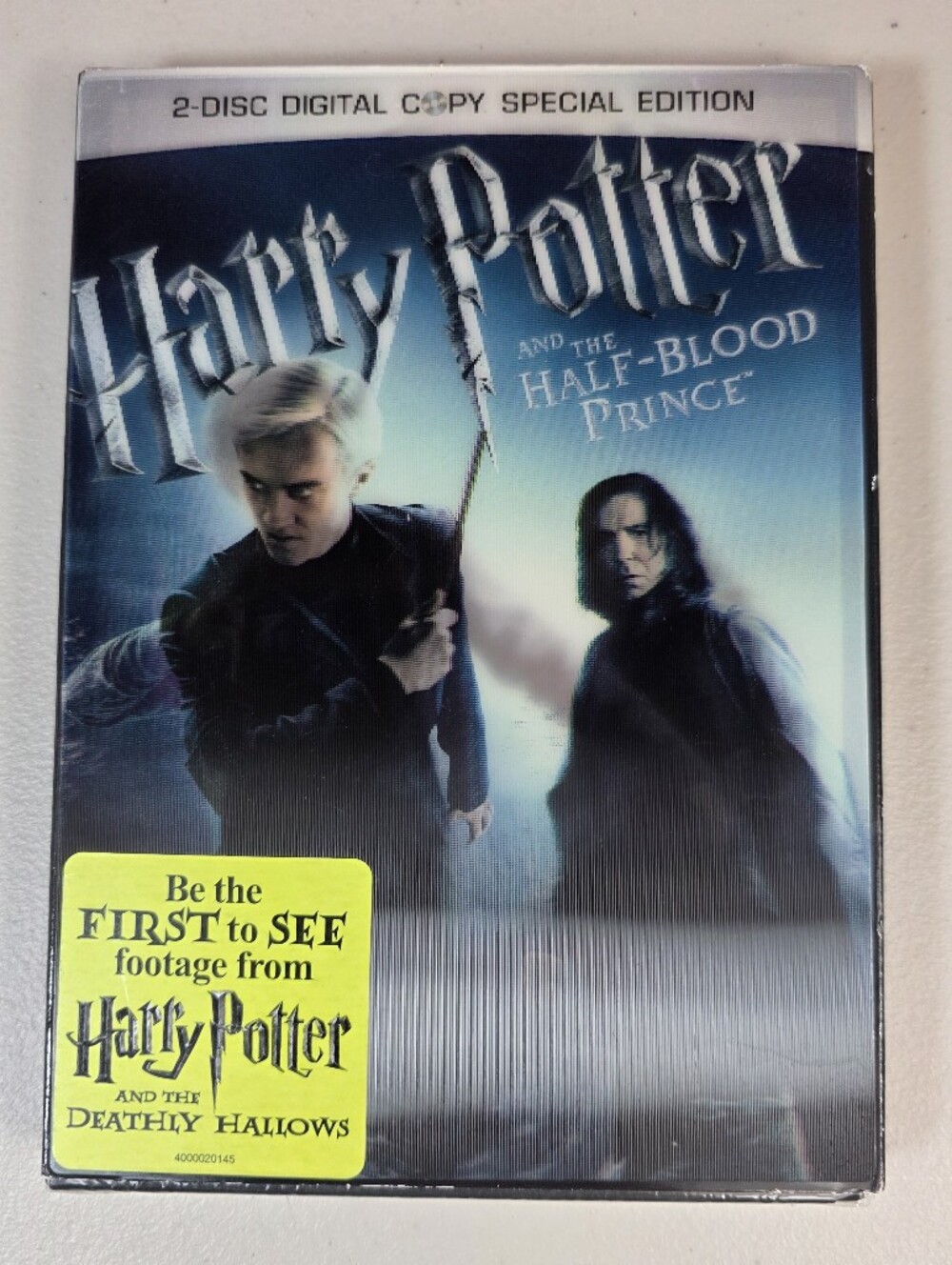 HARRY POTTER AND THE HALF BLOOD PRINCE DVD 3D LENTICULAR SLIPCOVER NEW RARE